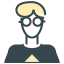 Geek filled outline Icon
