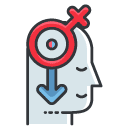 Gender Intelligence Coaching Filled Outline Icon