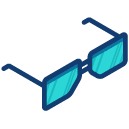 Glasses Isometric Icon