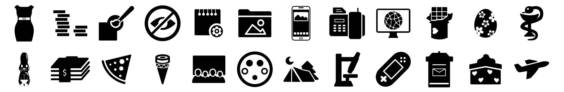 glyph icons pack