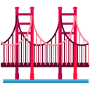 Golden Gate Bridge Flat Icon