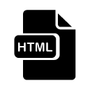HTML glyph Icon