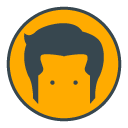 Haircut filled outline Icon