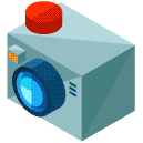 Handheld Camera Isometric Icon