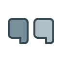 Hangout filled outline Icon