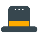 Hat filled outline Icon