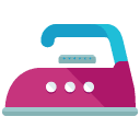 High heat ironing Flat Icon