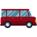 Hunchback Mini Van Flat Icon