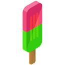 Ice Cream Isometric Icon