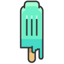 Ice Cream filled outline Icon
