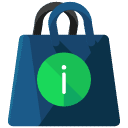 Information Shopping Bag Flat Icon