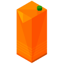 Juice Carton Isometric Icon
