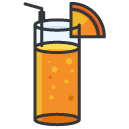 Juice Filled Outline Icon