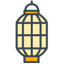 Lampion filled outline Icon