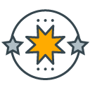 Leadership filled outline Icon