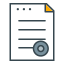 Legal Filled Outline Icon