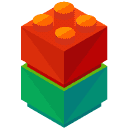 Lego Isometric Icon