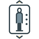 Lift filled outline Icon