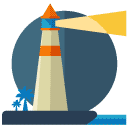 Lighthouse Flat Icon