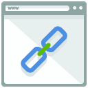 Link Webpage Flat Icon