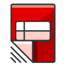 List Filled Outline Icon