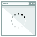 Loading Webpage Flat Icon
