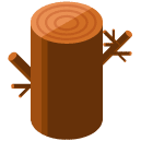 Log Isometric Icon