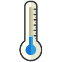 Low Temperature Filled Outline Icon