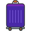 Luggage filled outline Icon