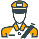 Mailman filled outline Icon