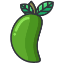 Mango Filled Outline Icon