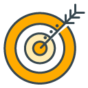 Marketing filled outline Icon