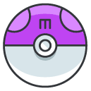 Master Ball Filled Outline Icon
