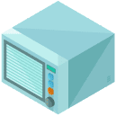Microwave Isometric Icon