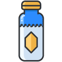 Milk Bottle filled outline Icon