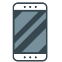 Mobile filled outline Icon