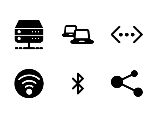 Network-and-sharing-glyph-icons