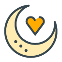 One Night Stand filled outline Icon