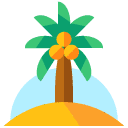Palm Tree Flat Icon