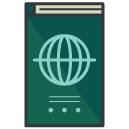 Passport Filled Outline Icon
