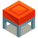 Pattern Endtable Isometric Icon