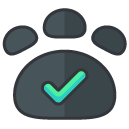 Pets Permitted Filled Outline Icon