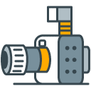 Photography filled outline Icon