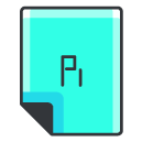 Pi Filled Outline Icon