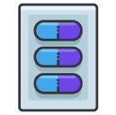 Pills filled outline Icon