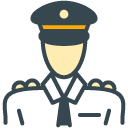 Pilot filled outline Icon