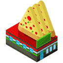 Pizza Isometric Icon