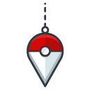 Pokemon Go Locator Filled Outline Icon