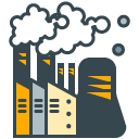 Power Plant filled outline Icon