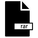 RAR glyph Icon